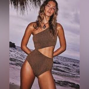 NWOT Beach riot ritzy Celine cutout one piece